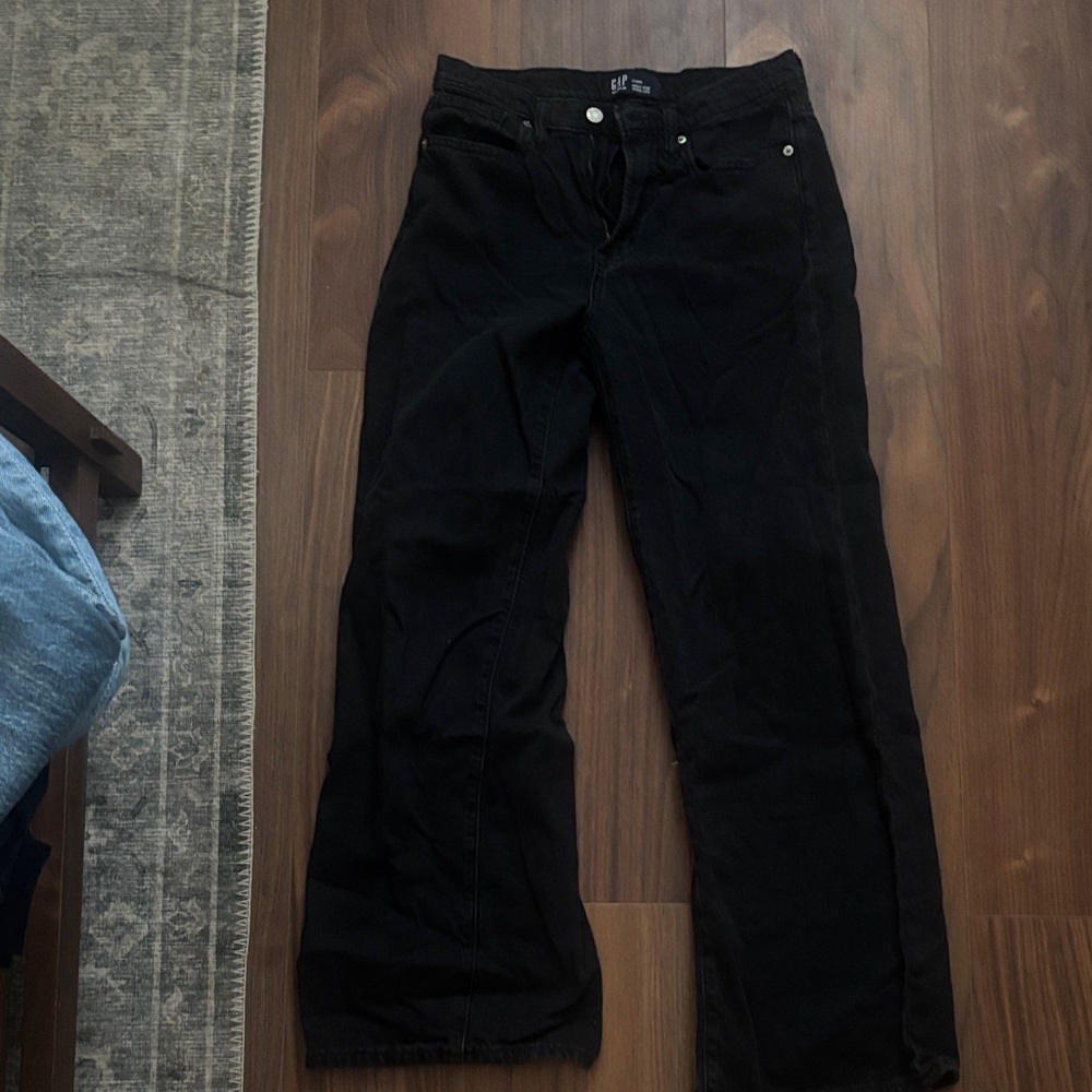 GAP Denim High-Rise Wide-Leg Jeans